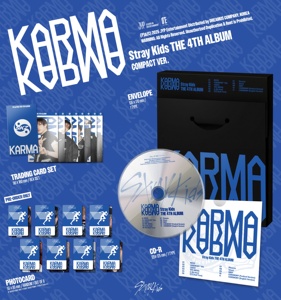 อัลบั้มต้นฉบับภาษาเกาหลีของวง Stray Kids - KARMA (รุ่นคอมแพค) - Product Image 3