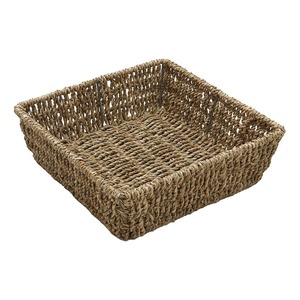 Seagrass Storage <b>Basket</b> <b>Square</b> Tray Natural Handmade Storage <b>Basket</b> Wholesale eco-friendly Made in Viet Nam - Product Image 1