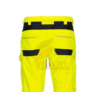 Pantalons de travail de protection, pantalons utilitaires renforcés avec plusieurs poches pour les opérations industrielles et d'usine - Product Image 4