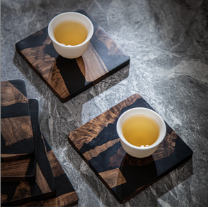 ที่รองแก้วกาแฟ/ชา ทำจากไม้วอลนัทและเรซิ่น - Product Image 5