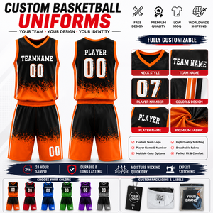 Divisa da Basket Personalizzata, Set Maglia e Pantaloncini Sublimati, Nome e Numero della Squadra Personalizzati, OEM ODM Abbigliamento Sportivo per Squadre - Product Image 4