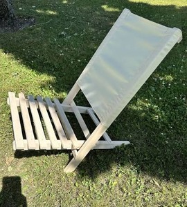 Foldable Bamboo Sun Lounger Outdoor <b>Chair</b> With Fabric Vietnamese Rattan Furniture Bamboo Sunbed Beach <b>Chair</b> - Product Image 3