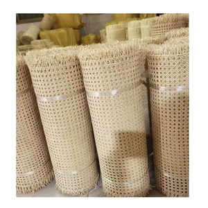 Matériau en rotin tissé traditionnel, maille de canne naturelle pour la réparation de meubles vintage et la décoration intérieure moderne - Product Image 3