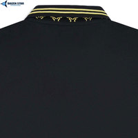 Tissu en coton tricoté solide en gros pour chemises homme avec broderie personnalisée, anti-plis, fourniture directe fabricant