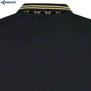 Polo en coton uni pour homme, personnalisable avec broderie, fabrication directe du fabricant - Product Image 4