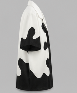 เสื้อเชิ้ตแขนสั้นผู้ชายแบบลำลอง ปกคอพับ เสื้อเชิ้ตฤดูร้อน - Product Image 3