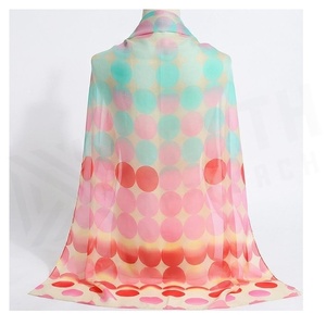 Pañuelo de Chifón para Mujer, Estampado de Puntos, Largo, Multifuncional, Casual, para Todas las Temporadas, Accesorio de Moda - Product Image 2