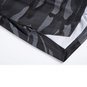 Pantalones Cortos Deportivos de Poliéster Heather Jersey para Hombre, Aspecto Melange, para Correr, Entrenar, Casuales, Suaves, Transpirables, Textura Vintage - Product Image 4