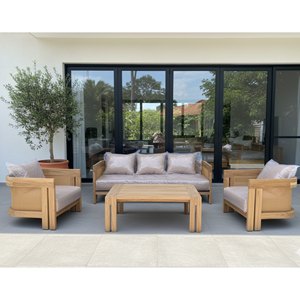 Stylish Celline Outdoor <b>Sofa</b> <b>Set</b>, All-Weather Water-Repellent Cushions, Modular Garden Furniture, Suitable for Boutique Hotel Po - Product Image 2
