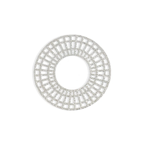 Assiettes de présentation géométriques modernes dorées, motif corail texturé, sous-assiettes de table, vente en gros, décoration de table pour banquets d'hôtel - Product Image 3