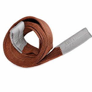 Provina Sangle de levage en polyester de haute qualité 6 tonnes, à œil plat, haute résistance, longueur personnalisable, sûre et fiable pour levage et traction 8:1 - Product Image 6