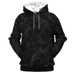 Sweat-shirt à capuche pour homme, impression par sublimation, logo sur le devant, polaire anti-boulochage, vêtements d'hiver - Product Image 3