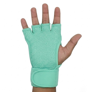 Custom Wholesale Cross <b>Training</b> Half Finger Gym <b>Gloves</b> Weightlifting <b>Gloves</b> Silicone Grip Wrist Support Unisex Workout <b>Gloves</b> - Product Image 3
