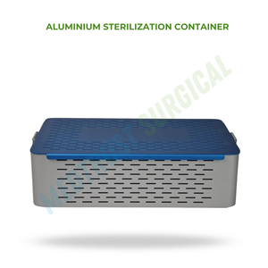 Contenedor de Esterilización para Fijadores Externos Ayfix, Caja de Almacenamiento de Instrumentos Quirúrgicos de Aluminio, Caja de Autoclave Ortopédica - Product Image 2