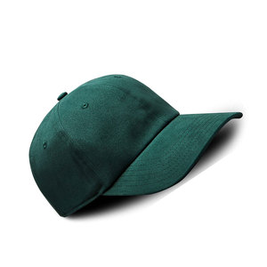Gorra de Béisbol Verde de 6 Paneles, Ajustada, de Sarga de Algodón, Unisex, Color Sólido, para Uso Casual, para las Cuatro Estaciones - Product Image 5