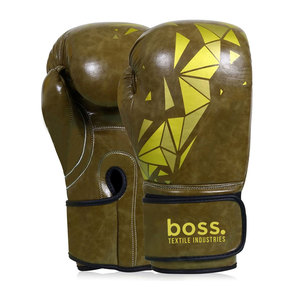 Gants de boxe rembourrés de qualité supérieure avec graphismes attrayants, intérieur respirant et support pour les poignets - Product Image 1