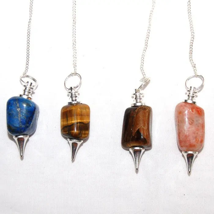 Supplier of Semi-Precious Stone Crafts Mix Gemstone Tumbled Pendulums | Buy Tumbled Pendulums | Mix Pendulums