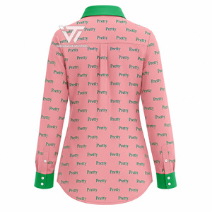 กรีกอัลฟ่า |   คาปา |   เสื้อเชิ้ตเดรสแขนยาวแบบสบายๆ ติดกระดุม ลายพิมพ์แบบ Sublimation ของ Alpha Sorority พร้อมส่ง - Product Image 2