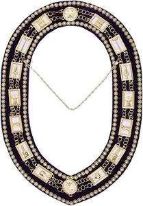 Collier de chaîne maçonnique 33D - Collier de chaîne du Rite écossais 33 degrés - Product Image 5