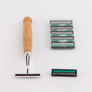 Maquinilla de Afeitar Profesional de Silicona Antideslizante con Mango Recto, Maquinilla de Afeitar Manual de Acero Inoxidable, Productos de Cuidado Personal - Product Image 3