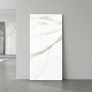 Carreaux de porcelaine vitrifiée effet marbre Cerrato 800x1600mm, finition brillante ou mate, résistants aux acides, antidérapants, qualité supérieure pour sol et mur - Product Image 3