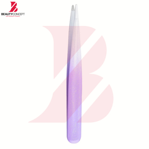Juego de Pinzas para Cejas al Por Mayor al Mejor Precio, Pinzas de Precisión de Acero Inoxidable con Punta Inclinada y Puntiaguda, Herramientas de Belleza OEM - Product Image 6