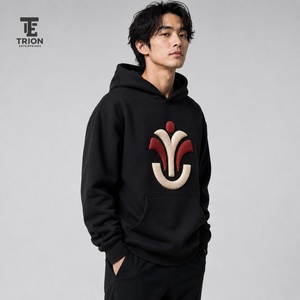 Sweats à capuche d'hiver personnalisés, vente en gros, nouveauté 2026, sweats à capuche pour hommes imprimés en relief, sweats à capuche en coton personnalisés avec impression 3D en relief de qualité supérieure - Product Image 5