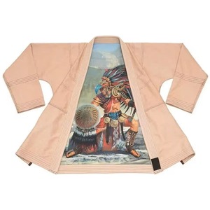 Kimono Profesional Personalizado Transpirable de Secado Rápido para Jiu Jitsu, Poliéster/Algodón, Ropa de Artes Marciales Brasileñas BJJ para Entrenamiento - Product Image 1