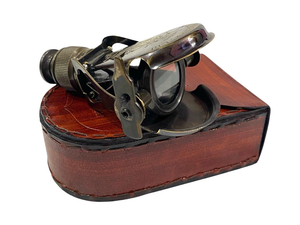 Télescope de poche en laiton avec étui en cuir poli, télescope monoculaire nautique antique pour décoration maritime, cadeau de navigation, objet de présentation - Product Image 2