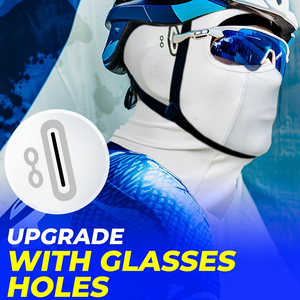 Balaclava en soie glacée sur mesure, confortable pour la conduite, la course, le cyclisme et la randonnée, utilisation sportive en extérieur, douce, coupe-vent, balaclava d'été - Product Image 2