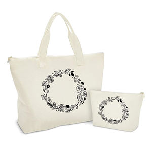 Wholesale 100% Cotton Full Sublimation Tote <b>Bags</b> Custom Logo Eco-friendly <b>Canvas</b> Customizable Size Color High Quality Outdoor - Product Image 1