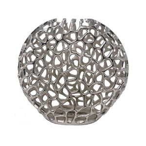 Vase à fleurs en métal artistique, pièce décorative créative pour la maison, le bureau, le salon, la table, l'arrangement floral - Product Image 1
