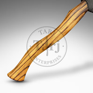 Hacha de camping forjada a mano de grado industrial con mango de madera, hacha táctica para bushcraft, funda de cuero, hacha personalizada para exteriores, venta al por mayor PK - Product Image 3