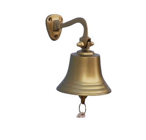 Campana Colgante para Exteriores con Acabado Dorado, Campana Metálica Colgante para Templos, Péndulo de Oración, Campanas Multifuncionales, Decoración del Hogar - Product Image 3