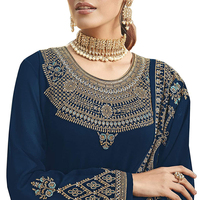 Robe de soirée pour femme, nouvelle collection, best-seller, élégante, écologique, taille naturelle, style pakistanais traditionnel, avec dentelle, 100% coton