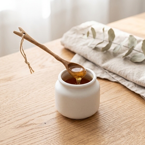 Cuillère à dents en bois naturel, fourchette à pâtes en bois artisanale, serveur de salade minimaliste - Product Image 2