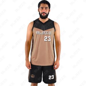 Conjunto deportivo de baloncesto de verano BSCI de alta calidad personalizado, camiseta transpirable y pantalones cortos de talla grande, uniforme de baloncesto - Product Image 1