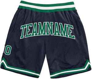 Wholesale Price Men's Embroidered Zipper Basketball Wear High Quality <b>Mesh</b> Polyester Quick Dry Men's Shorts - Product Image 1