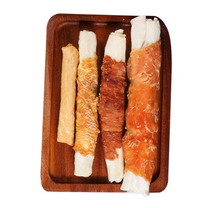 Precio de Fábrica: Palitos de Hueso de Pollo y Salmón Orgánicos Comestibles con Calcio para Limpieza Dental de Cachorros - Product Image 4