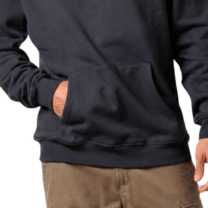Sweat-shirt à capuche classique pour homme personnalisé, avec cordon de serrage, en molleton, poche kangourou, logo imprimé sur le devant, 100% coton, streetwear - Product Image 6