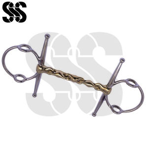 บิตม้าแบบปรับแต่งได้ ทนทานต่อการเกิดสนิม ขนาด 14 มม. ทำจากสแตนเลสสตีล พร้อมห่วงหลวม คุณภาพสูง สำหรับขี่ม้า - Product Image 2