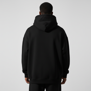 Sudadera con Capucha Extra Grande para Hombre, 100% Algodón, 450 g/m², Diseño de Logotipo Personalizado, Bordado 3D, Ecológica, Venta al Por Mayor OEM - Product Image 2