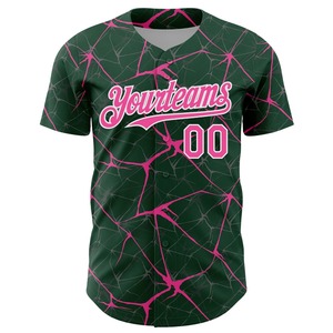 เสื้อเบสบอลชาย ติดกระดุมด้านหน้า ผ้าโพลีเอสเตอร์ตาข่าย ระบายอากาศ แห้งเร็ว ชุดกีฬาทีม ชุดยูนิฟอร์มสั่งทำพิเศษ ทรงพรีเมียม - Product Image 2