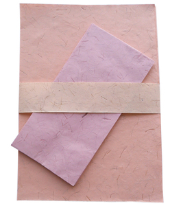 กระดาษพรีเมียมลายกล้วย ขายดี '10 แผ่น A4 พร้อมหัวจดหมาย + ซองจดหมาย 5 ซอง บรรจุเป็นชุด - Product Image 2