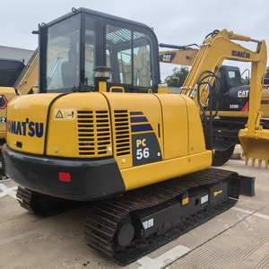 <span class=keywords><strong>Mini</strong></span>-excavatrice Komatsu PC56 <span class=keywords><strong>d</strong></span>'occasion, 5,6 tonnes, 95 % neuve, <span class=keywords><strong>d</strong></span>'origine agricole, <span class=keywords><strong>prix</strong></span> abordable avec certifications EPA et CE - Product Image 2