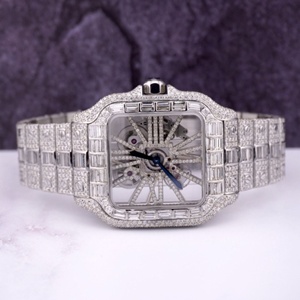 Top Quality Diamond Moissanite <b>Watch</b> on Factory Price DEF Moissanite Diamond Iced Out <b>Watch</b> - Product Image 5