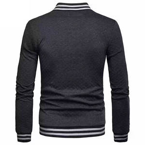 Custom Logo Eco-Friendly Breathable Wool Lining <b>Winter</b> <b>Fleece</b> Varsity Jacket Men Streetwear High Quality - Product Image 2