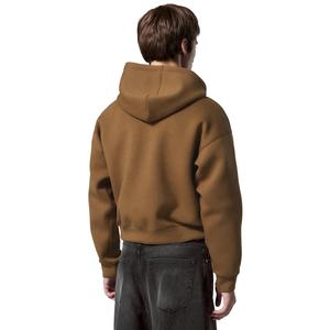 Sweat-shirts et hoodies personnalisés de haute qualité pour hommes, 100% coton, poids lourd 500 g/m², coupe courte et ample, fermeture éclair, pour hommes - Product Image 5