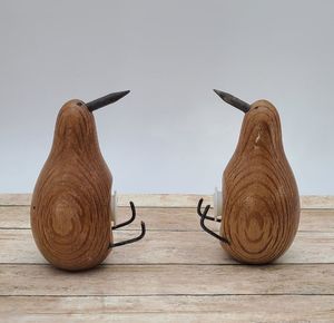 Escultura de Pájaro Kiwi Hecha a Mano en Madera para Decoración del Hogar, Arte de Vida Silvestre y Colección de Regalos Rústicos - Product Image 5