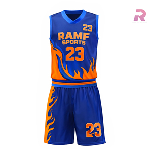 Camiseta de Baloncesto Reversible, Transpirable, Personalizada con Sublimación Completa, Tallas Grandes - Product Image 1